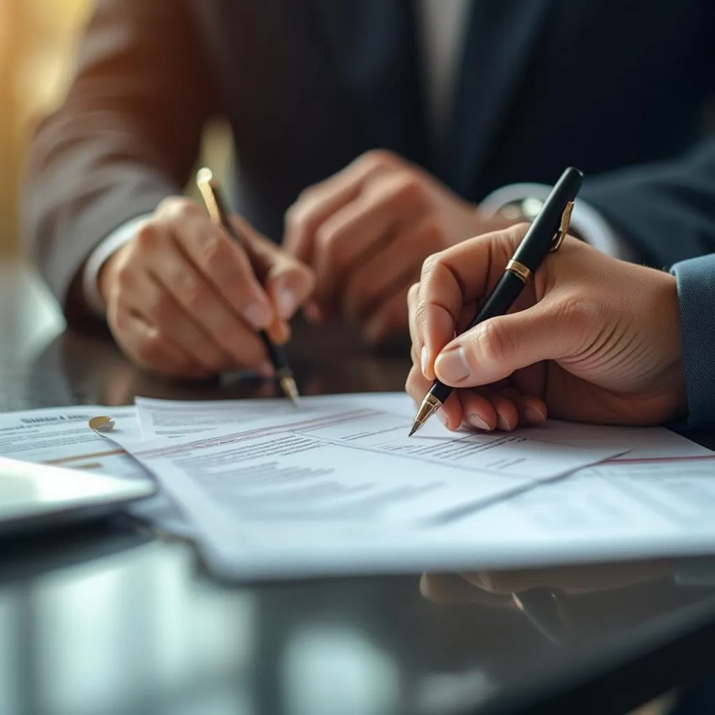 Firma de acuerdo de inversión